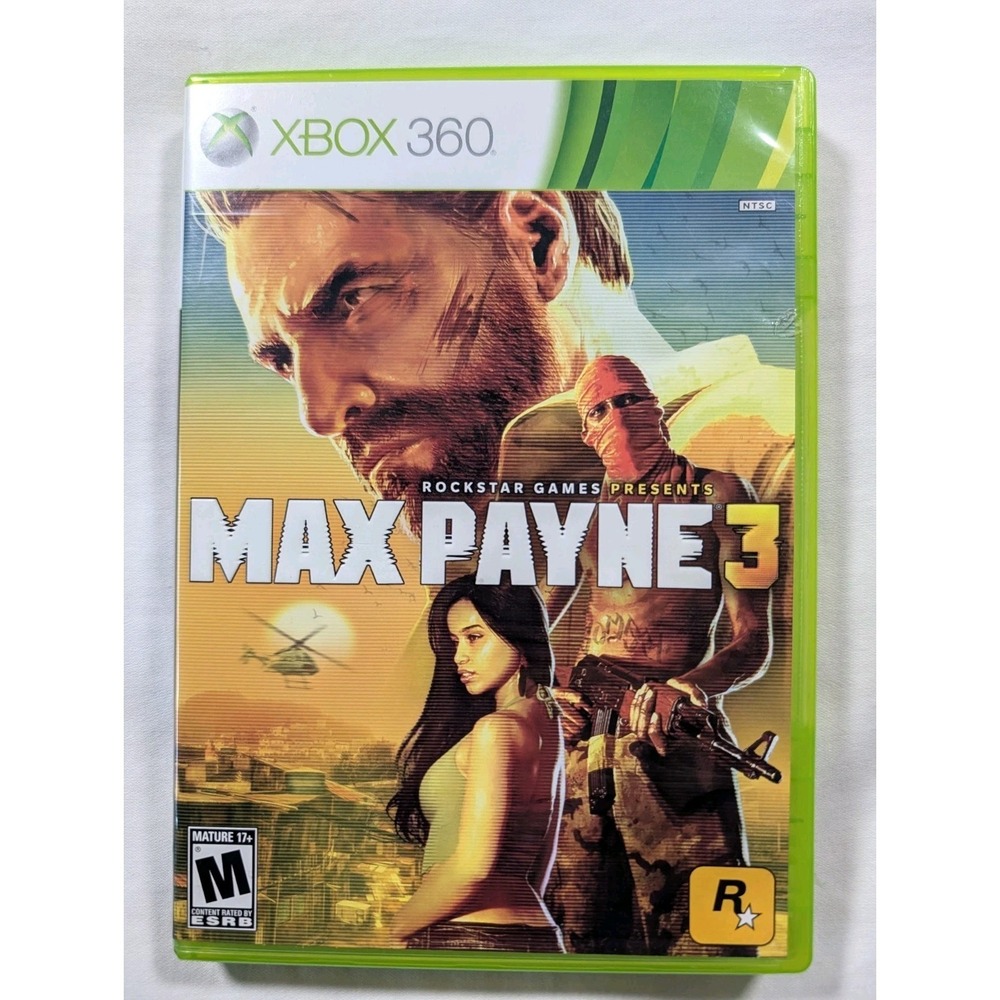 Max Payne 3 (Microsoft Xbox 360, 2012) CIB Complete 2-Disc Set w/ Manual Tested
